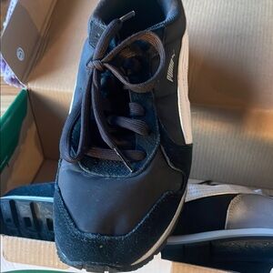 Puma Black and White Sneakers